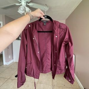 Maroon/burgundy jacket size small.